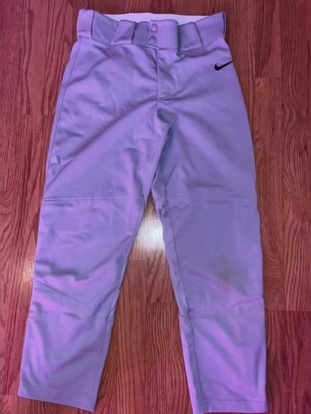 Nike Kids Lavender Sport Pants with Black Swoosh
